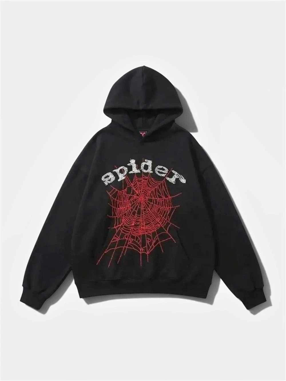 Spider web graphic hoodie Graphic Hoodie in Black & Red Size Large NWT
